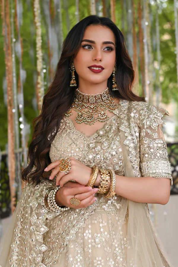 Qalamkar Wedding Formals | Bridal Collection   | RF-06 - Image 5