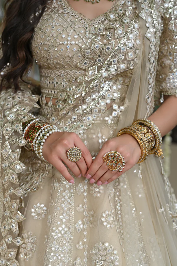 Qalamkar Wedding Formals | Bridal Collection   | RF-06 - Image 6