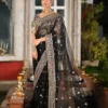 Qalamkar Wedding Formals | Bridal Collection   | RF-08  | Black Saree