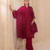 Berry Embroidered Silk Salwar Kameez | 000RFLX24V33