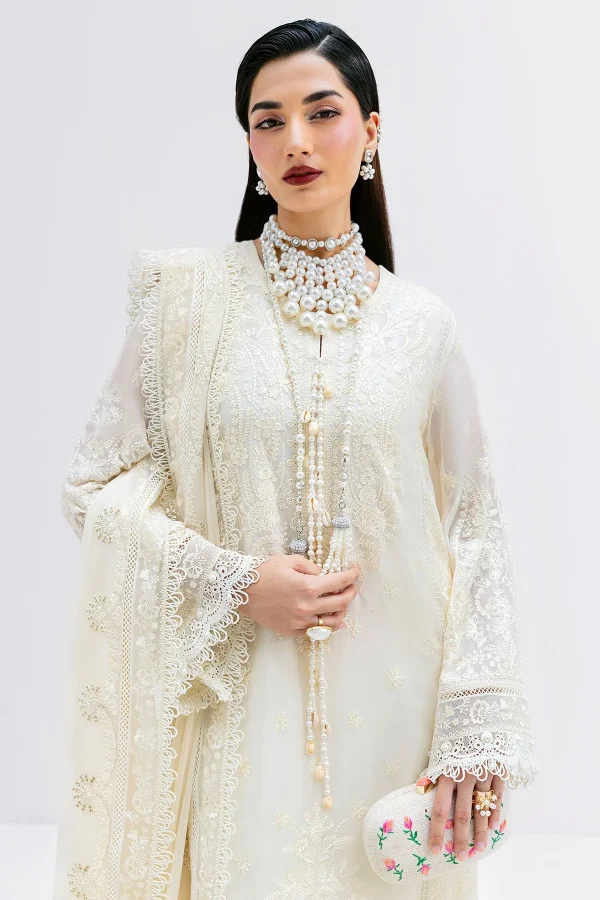 Imrozia Luxe Serene Georgette 3Pc Suit || S-1086 PEARL - Image 4