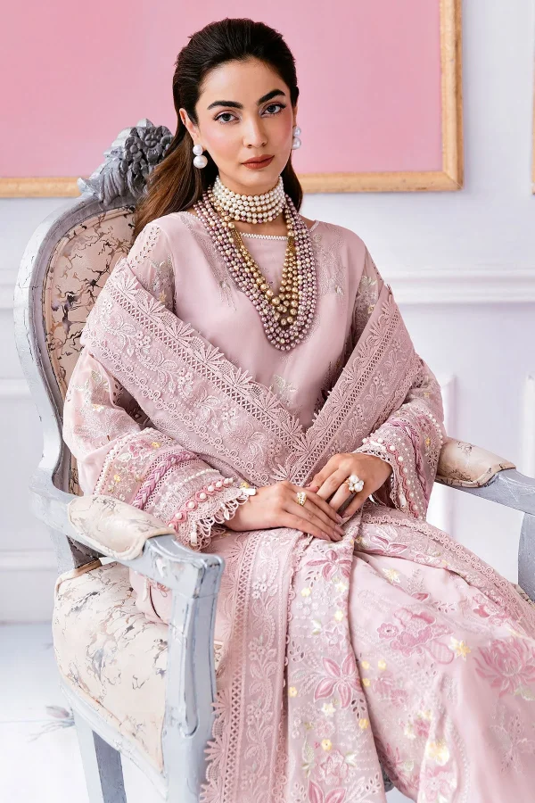 Imrozia Luxe Serene Georgette 3Pc Suit || S-1090 LAVENDER - Image 3