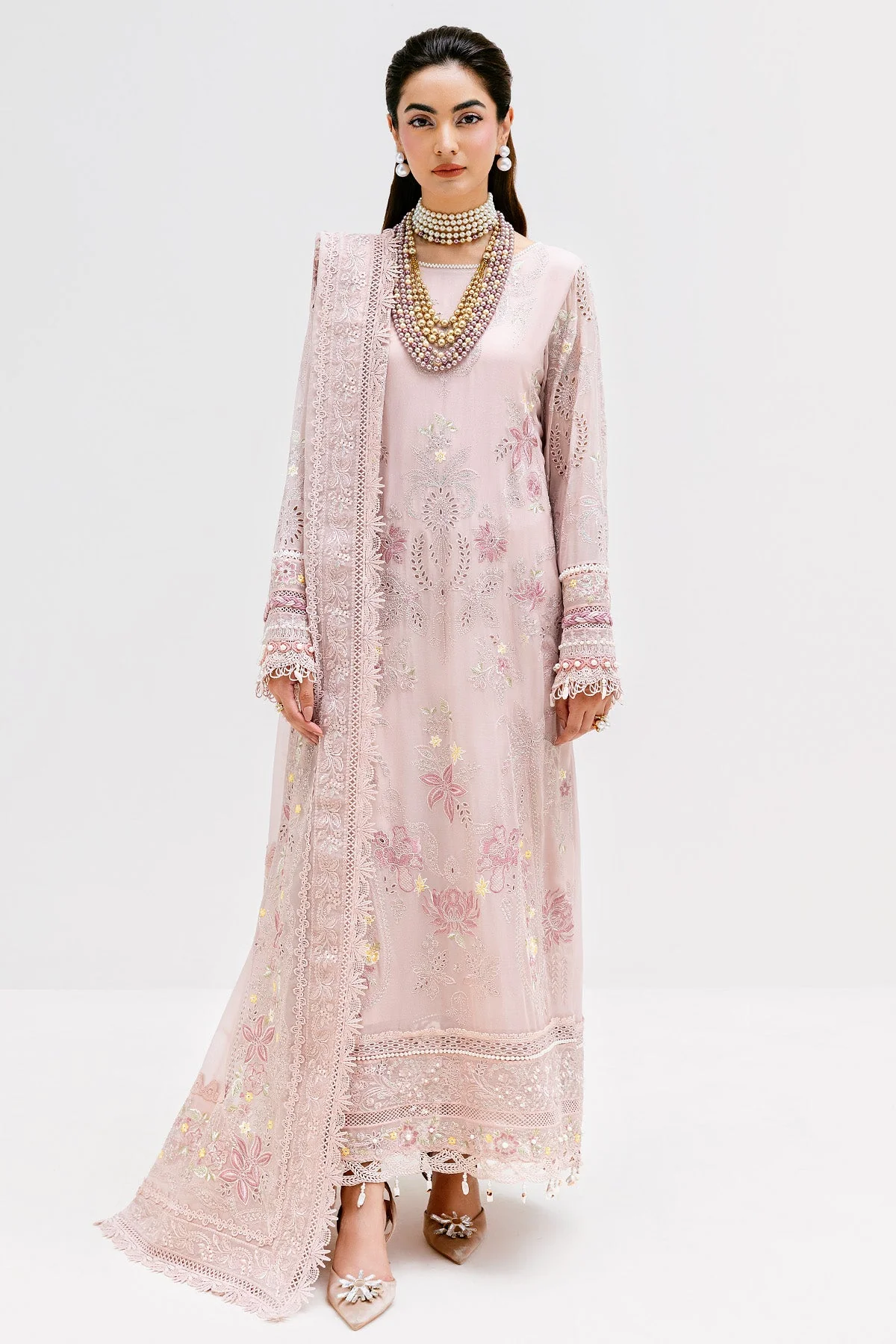Imrozia Luxe Serene Georgette 3Pc Suit || S-1090 LAVENDER