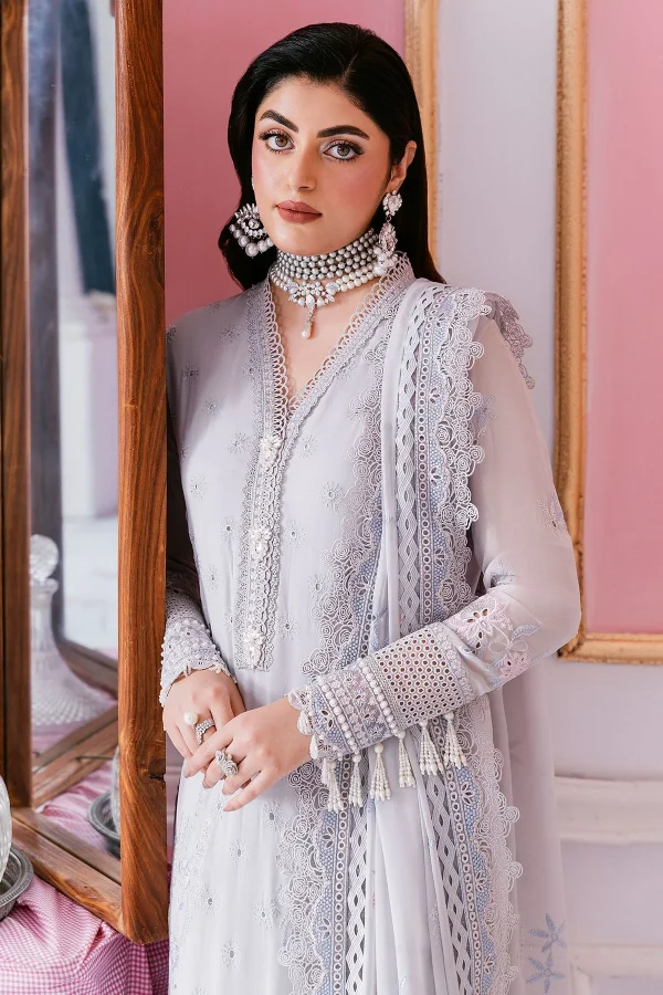 Imrozia Luxe Serene Georgette 3Pc Suit || S-1091 STONE - Image 3