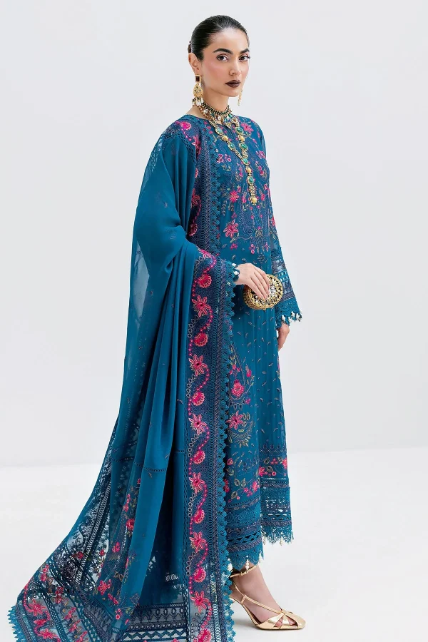 Imrozia Luxe Serene Georgette 3Pc Suit || S-1093 SAPPHIRE - Image 3