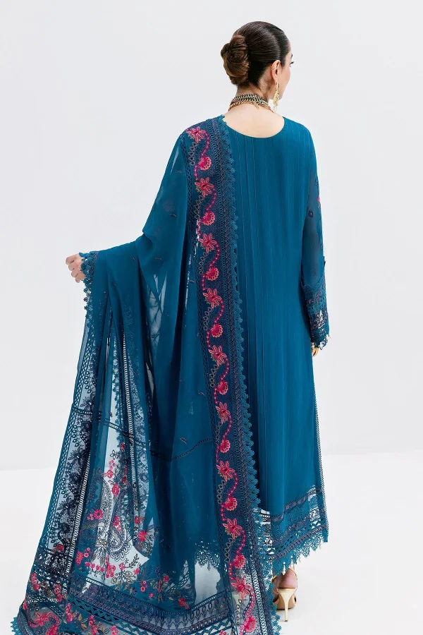 Imrozia Luxe Serene Georgette 3Pc Suit || S-1093 SAPPHIRE - Image 2