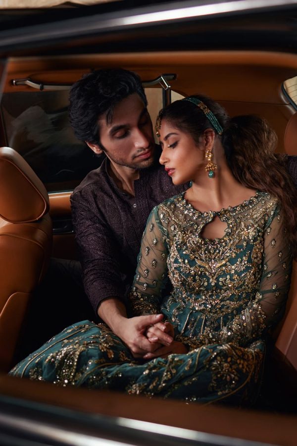Qalamkar Shadmani Formals | Sajal Ali | SH-06 - Image 5