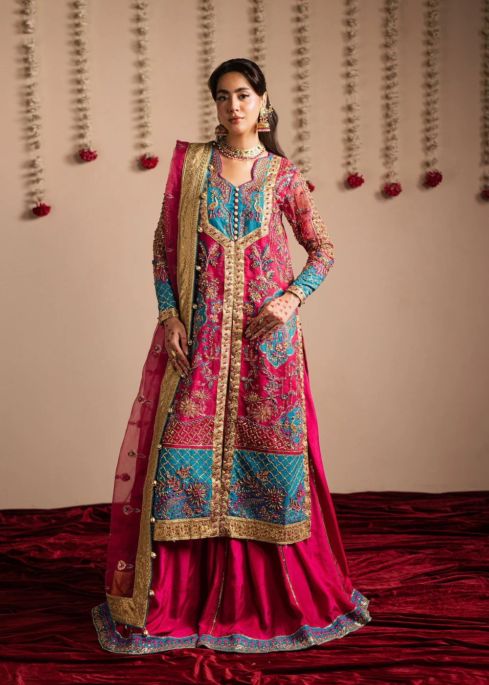 Jhul Mil Wedding by Maria Osama Khan | Gulaboo