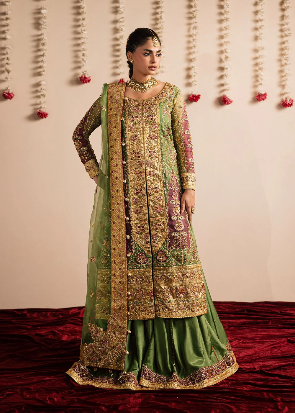 Jhul Mil Wedding by Maria Osama Khan | Shabnum - Image 4