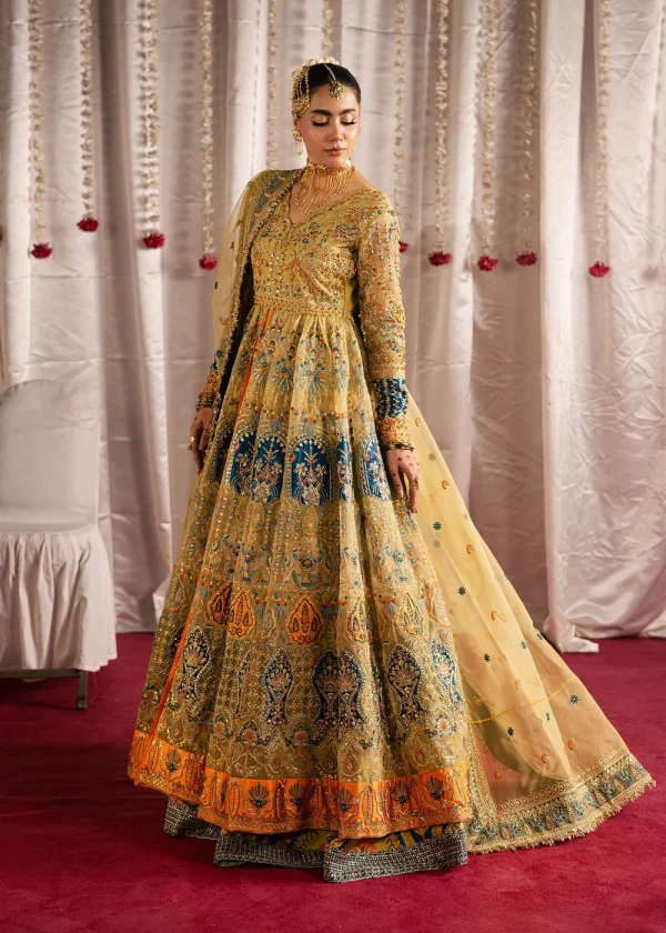 Jhul Mil Wedding by Maria Osama Khan | Sunehri - Image 3
