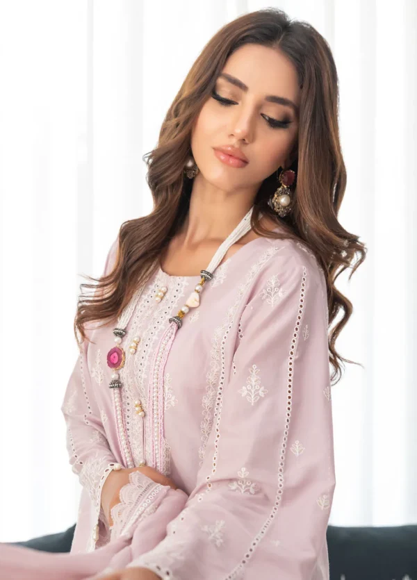 Mehro Maah By Addee Embroidered Lawn 2024 | AD24M USA-1062 - Image 3