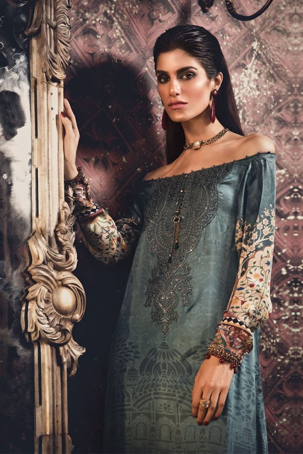 MARIA.B. Silk Collection 2019 – MSK-406-Teal - Image 2