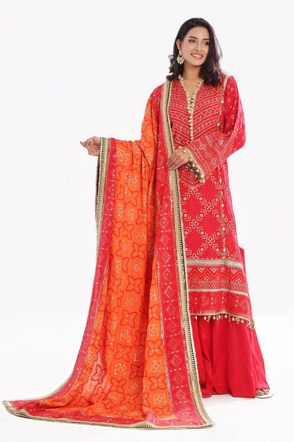 Gul Ahmed Chunri Collection 2025 | PRW-42007 - Image 2