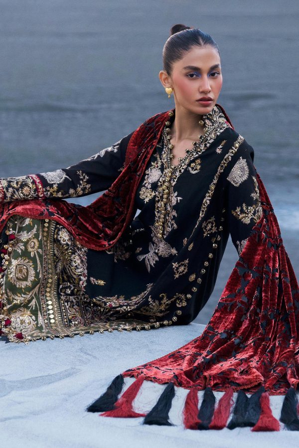 Sana Safinaz Winter Shawl   | S241-001A - Image 2