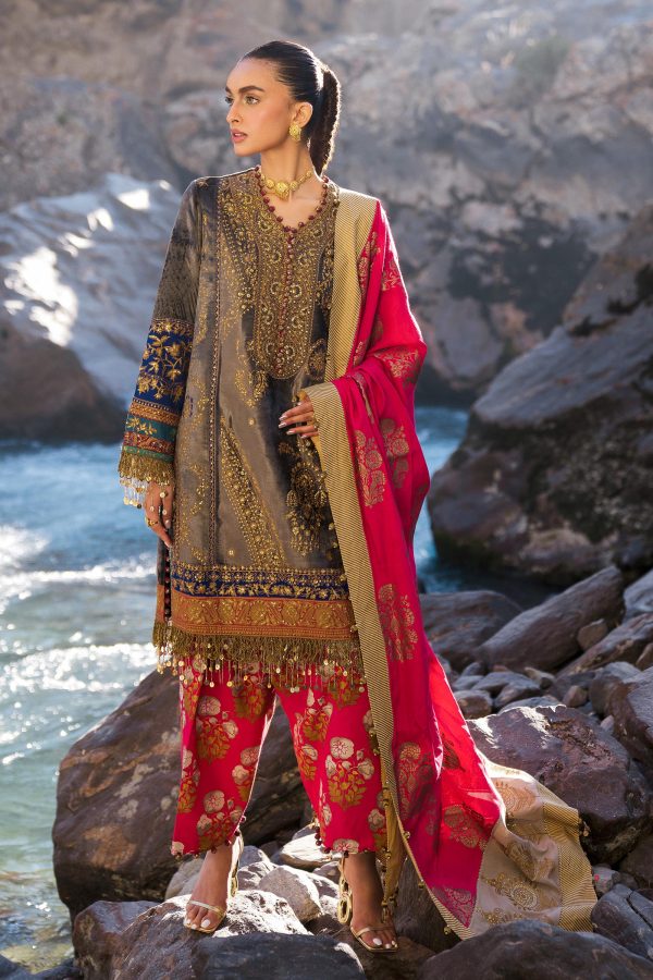 Sana Safinaz Winter Shawl   | V241-004-3CP