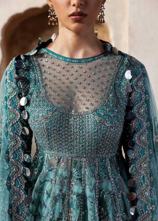 Massarat - Festive Unstitched '25 by Hussain Rehar | Nagma - Image 5