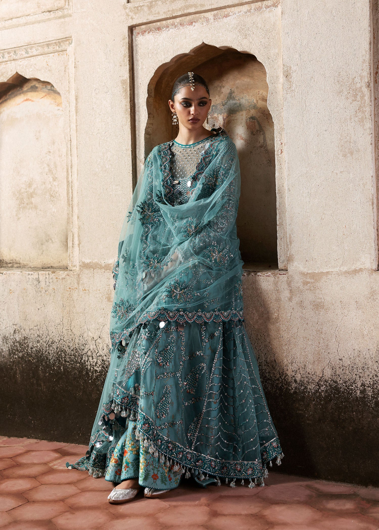 Massarat - Festive Unstitched '25 by Hussain Rehar | Nagma