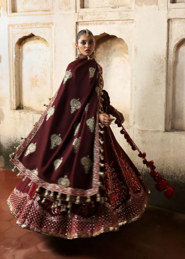Massarat - Festive Unstitched '25 by Hussain Rehar | Gulnar - Image 2