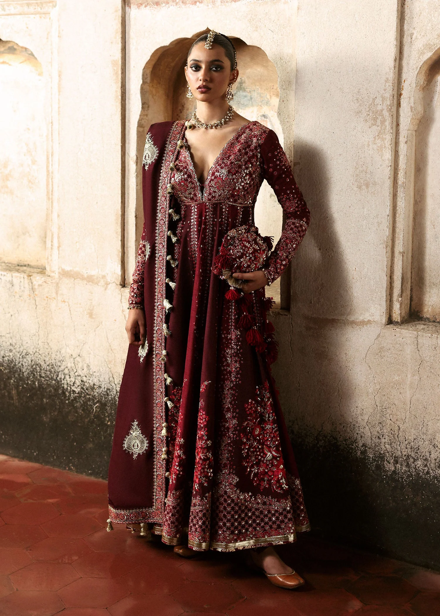 Massarat - Festive Unstitched '25 by Hussain Rehar | Gulnar