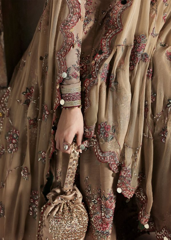 Massarat - Festive Unstitched '25 by Hussain Rehar | Mahvash - Image 3