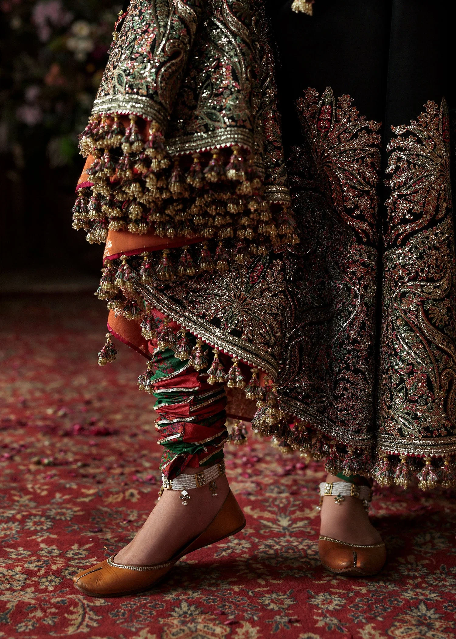 Massarat - Festive Unstitched '25 by Hussain Rehar | Noor Jehan - Image 5