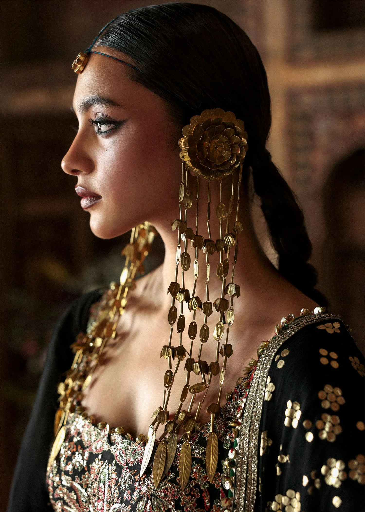 Massarat - Festive Unstitched '25 by Hussain Rehar | Noor Jehan - Image 4