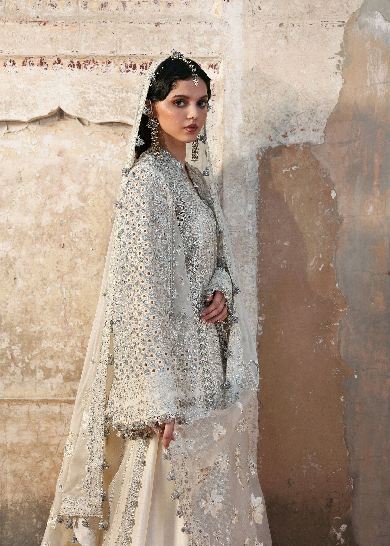 Massarat - Festive Unstitched '25 by Hussain Rehar | Sitara - Image 3