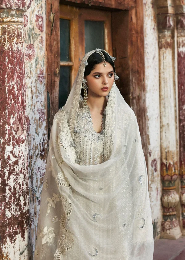 Massarat - Festive Unstitched '25 by Hussain Rehar | Sitara - Image 2