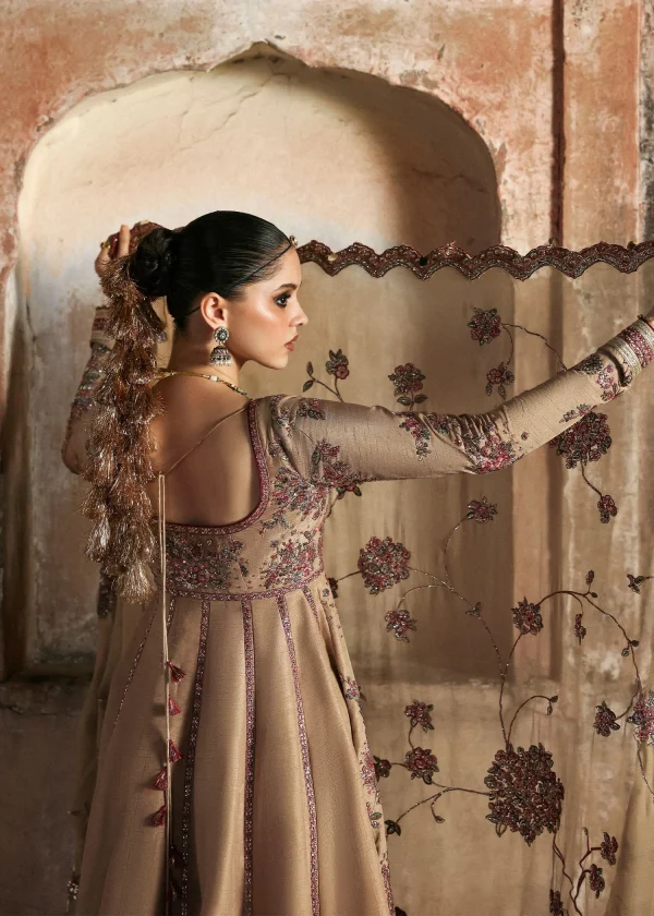Massarat - Festive Unstitched '25 by Hussain Rehar | Mahvash - Image 2