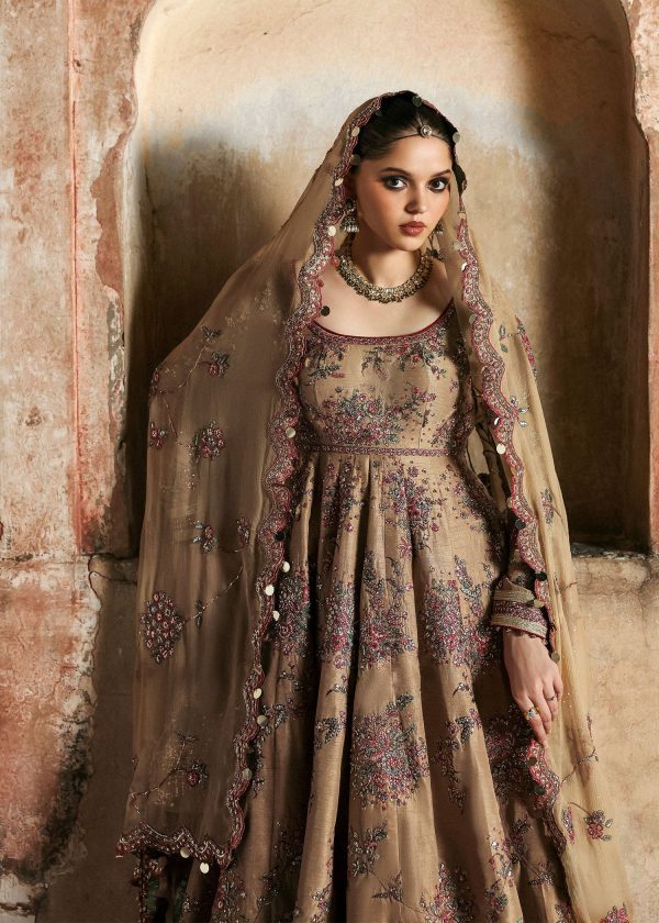 Massarat - Festive Unstitched '25 by Hussain Rehar | Mahvash - Image 4