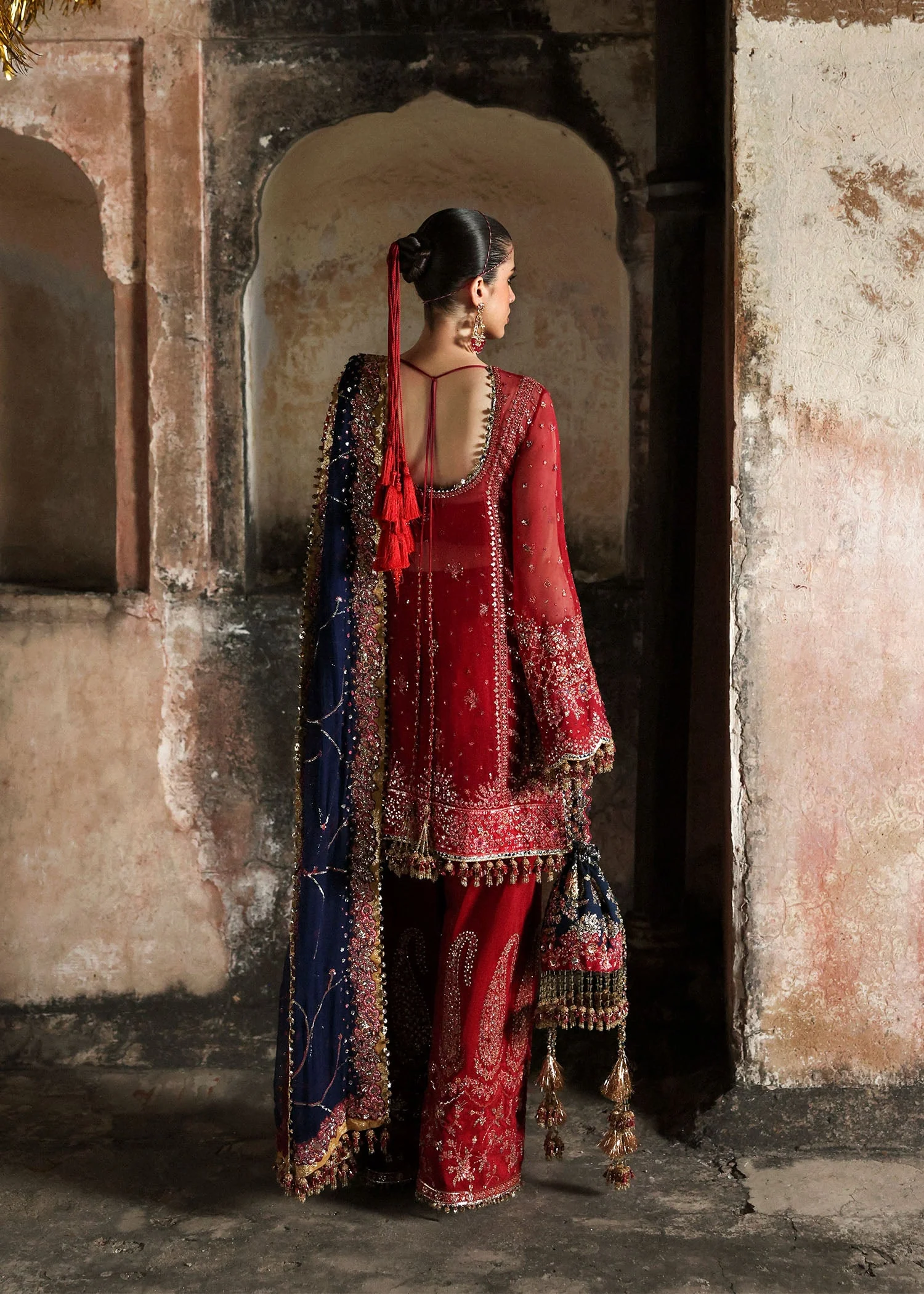 Massarat - Festive Unstitched '25 by Hussain Rehar | Shahrbano - Image 3