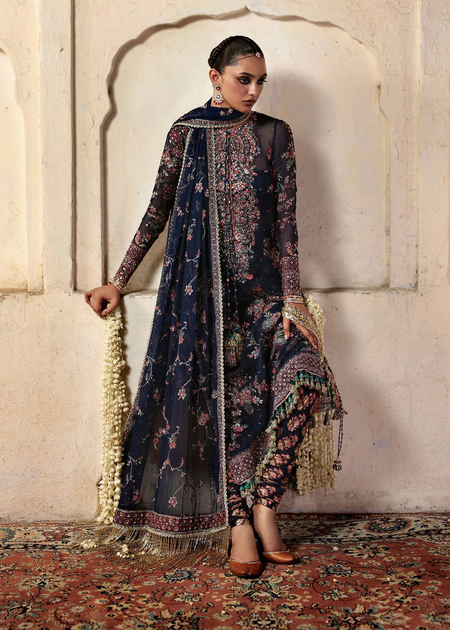 Massarat - Festive Unstitched '25 by Hussain Rehar | Rabab