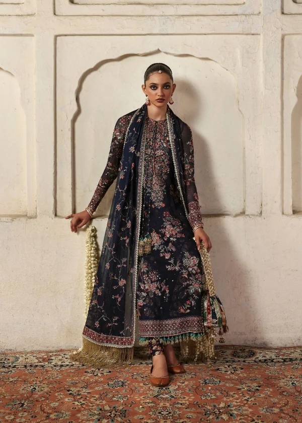 Massarat - Festive Unstitched '25 by Hussain Rehar | Rabab - Image 2
