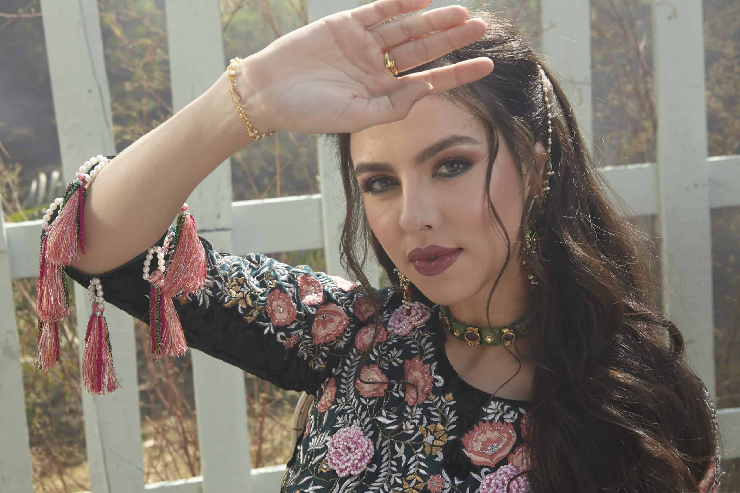 Zara Hayaat Festive Collection  - TARTAN 20 W3 - Image 4